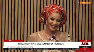 Senate Screens Ministerial Nominees Bianca Ojukwu [upl. by Ruff]