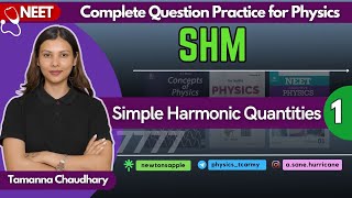 SHM  I  Physics Question Practice for NEET  Class 11 Physics by TamannaChaudhary [upl. by Gnanmos84]