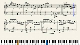 Paganini  Caprice No24  Piano  By Your Piano Scores [upl. by Critta928]