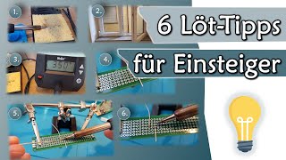 Löten Lernen Meine 6 Tipps für Einsteiger  Tutorial  Geräte 6 [upl. by Enoval]