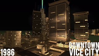 Downtown • Vice City • 1986 [upl. by Atnahsa176]