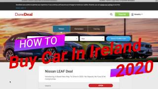 HOW TO BUY A CAR IN IRELAND  USING DONEDEAL  TUTORIAL [upl. by Lemrac]