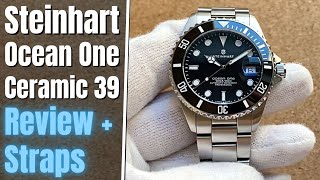 Steinhart Ocean One 39 Ceramic Review   Straps [upl. by Middle]