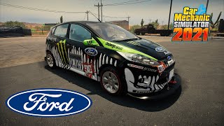 Car Mechanic Simulator 2021 Gameplay  Ford Fiesta Zetec how to full restoration and tuning [upl. by Oslec]