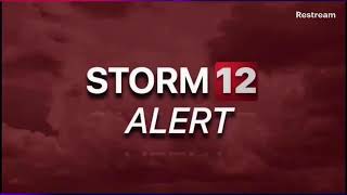 STORM 12 ALERT TORNADO WARNING CONFIRMED [upl. by Lap]