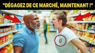 UNE POLICIÈRE HUMILIE UN HOMME MODESTE AU MARCHÉ LORSQUELLE DÉCOUVRE QUIL EST JUGE ELLE PANIQUE… [upl. by Hankins]