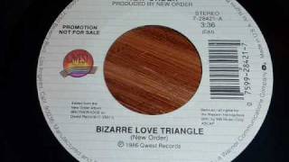 New Order  Bizarre Love Triangle 45rpm special radio mix edit [upl. by Norrek]