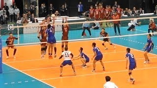 洛南高校vs荏田高校 春高バレー2018男子3回戦 第1セット Japan volleyball [upl. by Ycaj764]