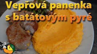 Vepřová panenka s batátovým pyré [upl. by Dnalrah]