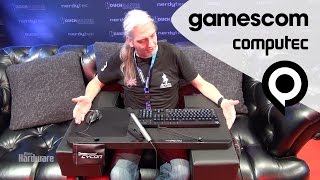 Couchmaster Cycon von Nerdytec  Gamescom 2016 [upl. by Assenay]