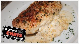 HOW TO MAKE RUTH’S CHRIS STUFFED CHICKEN BREAST [upl. by Godrich169]