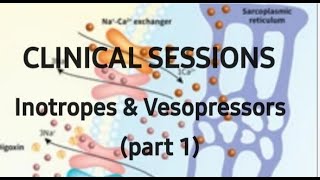 Clinical sessions Inotropes amp Vesopressors part 1 e  collection [upl. by Eniamert]