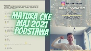 Rozwiązanie arkusza CKE Maj 2021  ANGIELSKI PODSTAWA [upl. by Niltiac460]