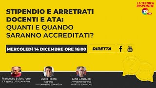 Stipendio e arretrati docenti e Ata quanti e quando saranno accreditati [upl. by Elstan]