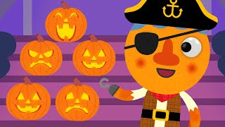 Five Little Pumpkins  Noodle amp Pals  Halloween Songs For Children [upl. by Ydnagrub]