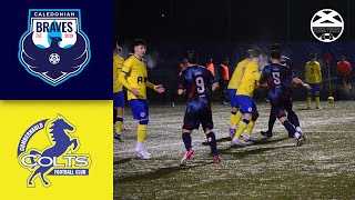 HIGHLIGHTS Caledonian Braves vs Cumbernauld Colts [upl. by Nygem]