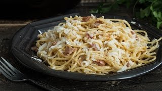 Spaghetti Carbonara Recipe [upl. by Thunell]