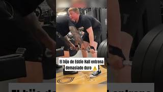 El hijo de Eddie Hall entrena demasiado duro gym powerlifting fitness bodybuilding [upl. by Eiffe]