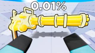 using MINIGUN until I unlock DIAMOND in Roblox Rivals [upl. by Gnidleif158]