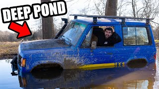 FourWheeler TIRES on JEEP MUDDING [upl. by Moorefield]