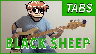 Black Sheep bass tabs cover  Metric feat Brie Larson [upl. by Rehm573]