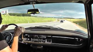 Mercedes 200D Heckflosse W110 vor Baubeginn Umfahrung Zwettl [upl. by Ashleigh748]