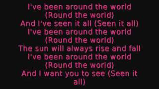 Aqua  around the world lyrics [upl. by Yenruoj]