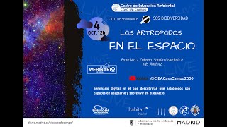 WEBINARIO Artrópodos en el espacio [upl. by Akkin229]