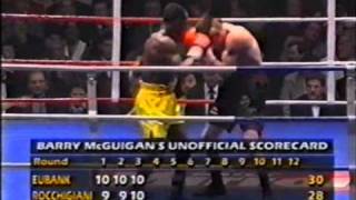 Chris Eubank vs Graciano Rocchigiani 39 [upl. by Valeda]