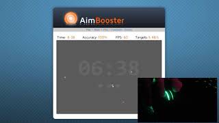 Aimbooster  New world record 1418 722 targetss 100 accuracy  World record [upl. by Anirtal]