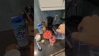 Homemade watermelon quotgatoradequot recipe food cleaneating [upl. by Haseena381]