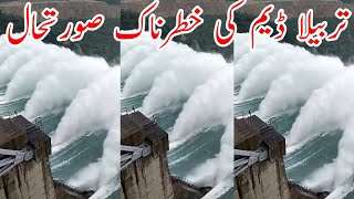 Tarbela dam news today  tarbela dam water level today  tarbela dam spillway [upl. by Charleen165]