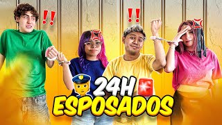 24 HORAS ESPOSADOS😂😱 Los Panas [upl. by Reviere]