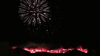 Feu dartifice de Carcassonne 2017 lembrasement de la Cité [upl. by Alessandra]