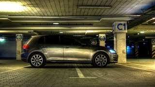 Volkswagen Golf VII 14 TSI 122 BHP Bluemotion cold start  exhaust sound during cold start [upl. by Ynnaffit]