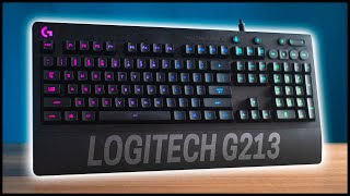 Logitech G213 Prodigy Gaming Keyboard Review [upl. by Nylak]