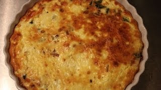 Spinatquiche Rezept vegetarisch  Der Bio Koch 117 [upl. by Alpers]