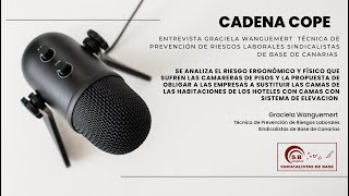 Graciela Wanguemert analiza riesgos ergonómicos y propone camas elevables para camareras de pisos [upl. by Atnoid233]