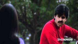 Attharintiki Daaredhi Hero Pawan Kalyan and Bhoomikas fight  Kushi Movie Comedy Scenes [upl. by Eirruc]