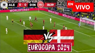 🔴 ALEMANIA VS DINAMARCA EN VIVO  UEFA EUROCOPA 2024 OCTAVOS DE FINAL  GERMANY VS DENMARK LIVE [upl. by Balough]