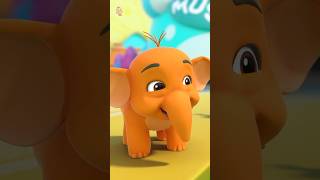 Do Mote Hathi Jhoom Ke Chala दो मोटे हाथी shorts hindipoem babyelepants kidsvideo [upl. by Waylen777]