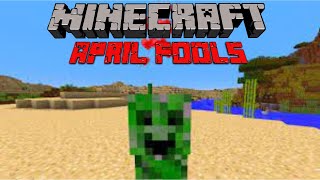 Prepare for Minecrafts Epic April Fools Update [upl. by Aisorbma]