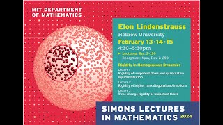 Elon Lindenstrauss  Time change rigidity of unipotent flows Simons Lecture Day 3 [upl. by Galvan]