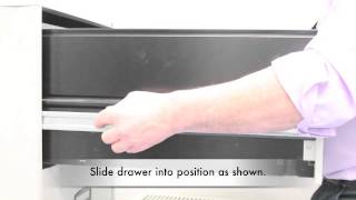 How to remove a filing cabinet drawer [upl. by Yalc]