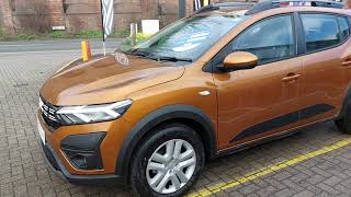 BRAND NEW 2024 DACIA STEPWAY EXPRESSION PETROL MANUAL in DESERT ORANGE  Dacia Croydon [upl. by Eseyt]