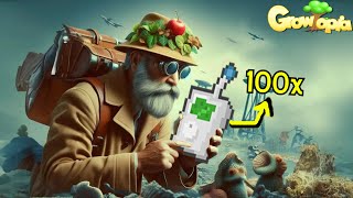 Profit Dari Geigeran 100x di Growtopia [upl. by Llatsyrk]