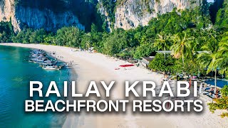 The Best Beach Resorts in RAILAY  Hidden Gems in Krabi Thailand [upl. by Jahdol]