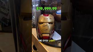 20000 IRON MAN helmet signed by Robert Downey Jr [upl. by Noah]