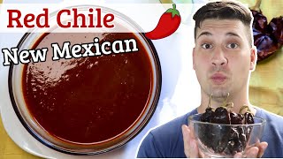 Authentic Red Chile Sauce  Four ingredients 20minutes epic New Mexican staple [upl. by Egduj]