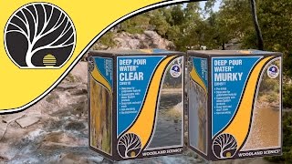 How To Use Deep Pour™ Water Clear amp Murky  Woodland Scenics  Model Scenery [upl. by Rimidalg]